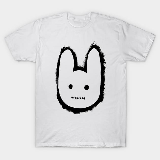 Bunnyhead 1 (Transparent) T-Shirt by Mister Oura